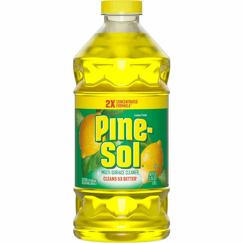 Pine-Sol Multi-Surface Cleaner, 40 fl oz (1.3 quart), Lemon Fresh Scent (CLO60165) Each