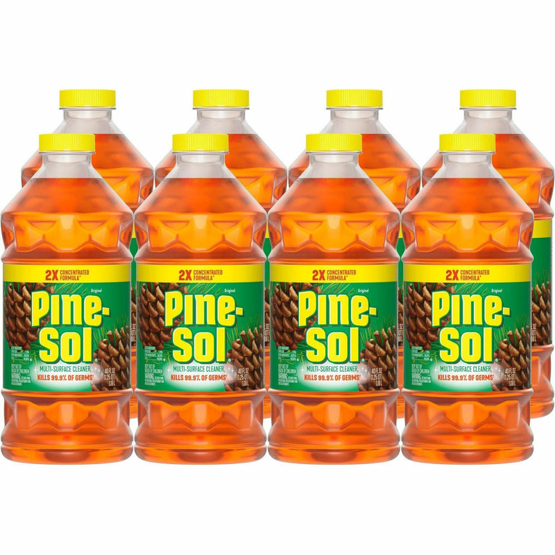 Pine-Sol Multi-Surface Cleaner, 40 fl oz (1.3 quart), Original Scent, 8/Carton (CLO60164CT) Case of 8