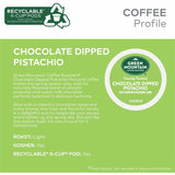 Green Mountain Coffee Roasters® K-Cup Chocolate Dipped Pistachio Coffee, Compatible with Keurig Brewer, Medium, 24/Box (GMT0158) Box of 24