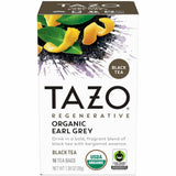 Tazo Regenerative Organic Earl Grey Black Tea Bag, Black Tea, 16/Box (TZO00352BX) Box of 16