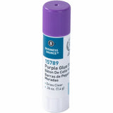 Business Source Bulk Purple Glue Sticks, 0.26 oz, 12/Box (BSN15789) Box of 12