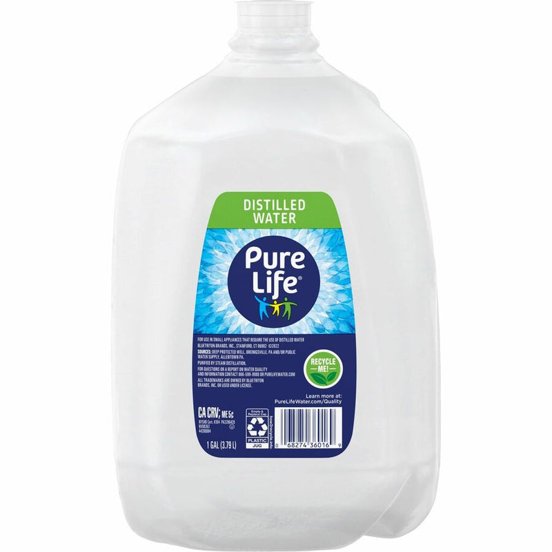 Pure Life Distilled Water, 1 Gallon/Bottle, 6/Carton (NLE12532472CT) Case of 6