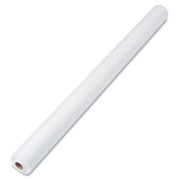 Tablemate® Linen-Soft Non-Woven Polyester Banquet Roll, Cut-To-Fit, 40" x 50 ft, White (TBLLS4050WH) Each