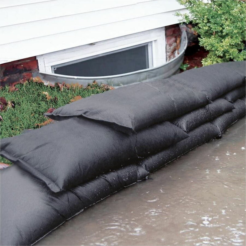 Quick Dam Flood Bags, 12" Width x 24" Depth, 20/Carton, Black (APRQD122420) Case of 20