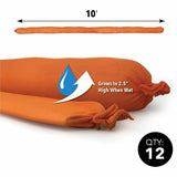 Quick Dam Water Dams, 2.5" Height, 12/Carton, Orange (APRWUB21012) Case of 12