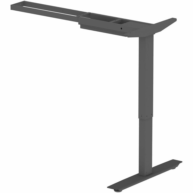 Lorell Sit-Stand 3rd-Leg Base, Black Base, 275 lb Capacity, Height Adjustable, 45" Height x 51.60" Width x 26.40" Depth (LLR25930) Each