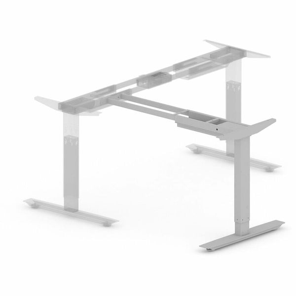 Lorell Sit-Stand 3rd-Leg Base, Silver Base, 275 lb Capacity, Height Adjustable, 45" Height x 51.60" Width x 26.40" Depth (LLR25931) Each