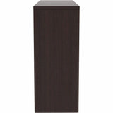 Lorell Essentials 2-shelf Stack-on Bookcase, 36" x 15" x 36", 2 Shelves, Material: Laminate, Metal, Finish: Espresso (LLR69629) Each