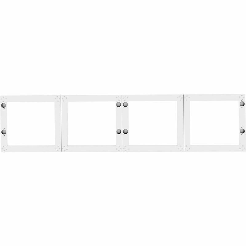 Lorell Desk-Mount Hutch Frosted Glass Door, 72" (LLR59713) Set of 4