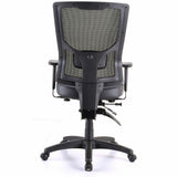 Lorell Conjure High-Back Office Chair, Vinyl, Foam, Polyurethane Seat, High Back, Black, Armrest (LLR62040) Each