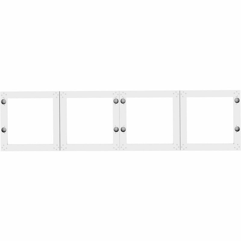 Lorell Desk-Mount Hutch Frosted Glass Door, 66" (LLR59712) Set of 4