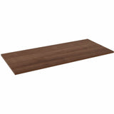 Lorell Multipurpose Tabletop, 30" x 66" x 1", Band Edge, Walnut (LLR62682) Each