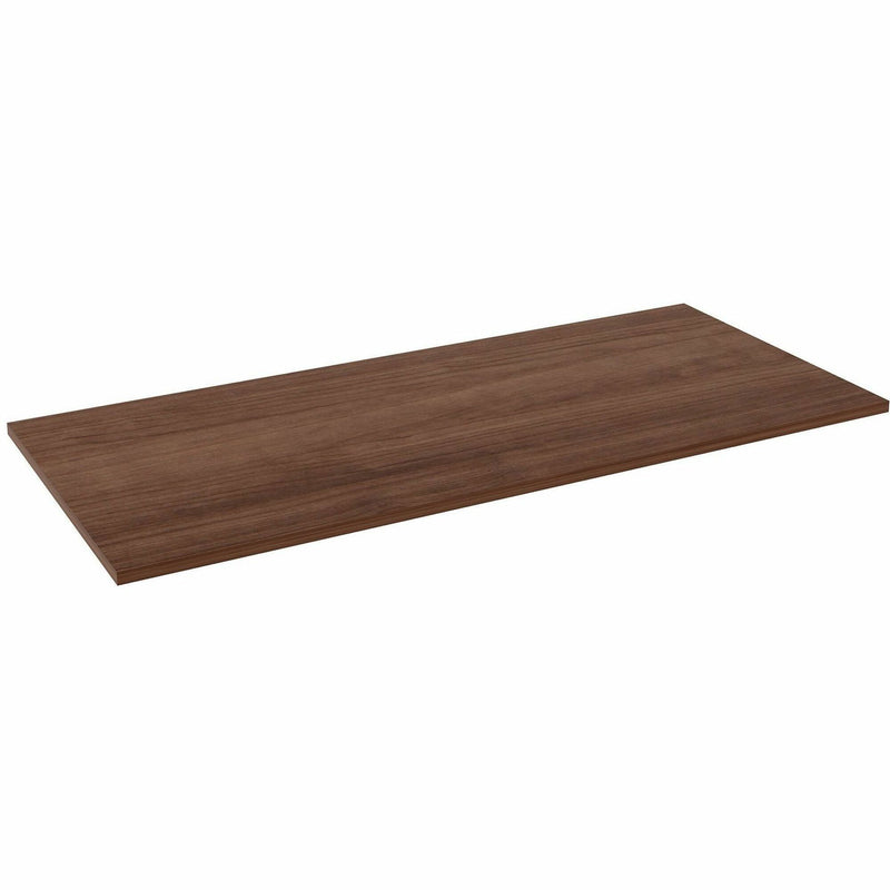 Lorell Multipurpose Tabletop, 30" x 66" x 1", Band Edge, Walnut (LLR62682) Each