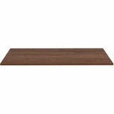 Lorell Multipurpose Tabletop, 30" x 66" x 1", Band Edge, Walnut (LLR62682) Each