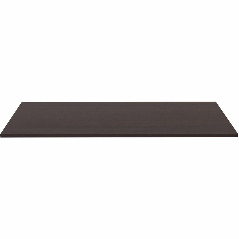 Lorell Multipurpose Tabletop, 30" x 66" x 1", Band Edge, Espresso (LLR62684) Each