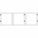 Lorell Desk-Mount Hutch Frosted Glass Door, 48" (LLR59710) Set of 3