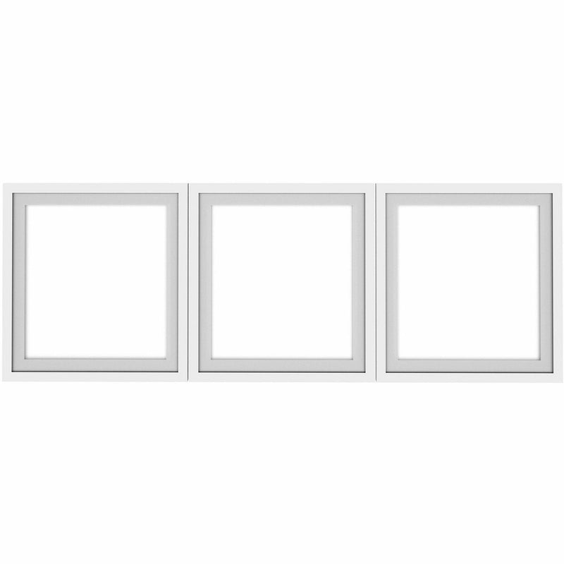 Lorell Desk-Mount Hutch Frosted Glass Door, 48" (LLR59710) Set of 3