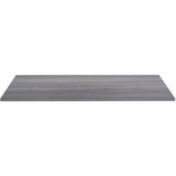 Lorell Multipurpose Tabletop, 30" x 66" x 1", Band Edge, Weathered Charcoal (LLR62683) Each