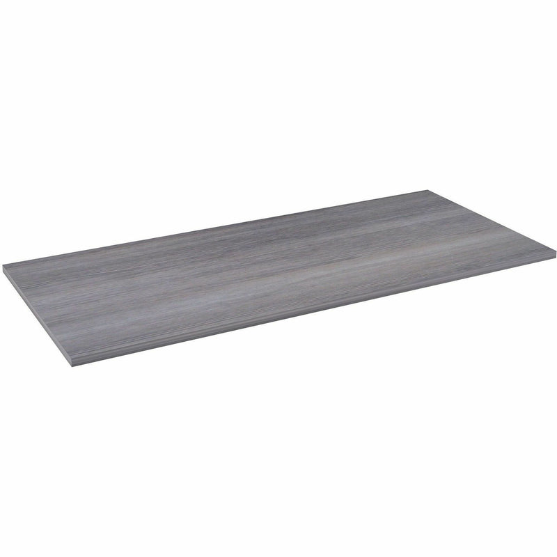 Lorell Multipurpose Tabletop, 30" x 66" x 1", Band Edge, Weathered Charcoal (LLR62683) Each