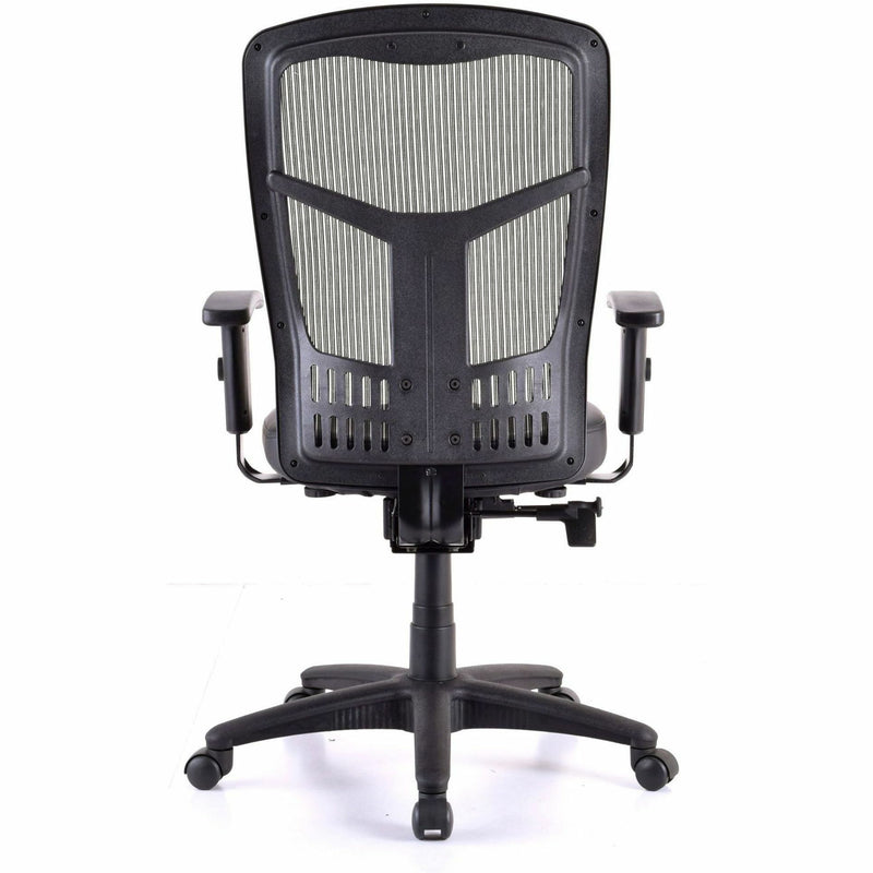 Lorell Executive High-back Swivel Chair, Antimicrobial Vinyl Seat, High Back, 5-star Base, Black, Armrest (LLR86245) Each