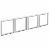 Lorell Desk-Mount Hutch Frosted Glass Door, 60" (LLR59711) Set of 3