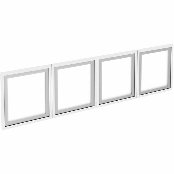 Lorell Desk-Mount Hutch Frosted Glass Door, 60" (LLR59711) Set of 3