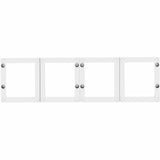 Lorell Desk-Mount Hutch Frosted Glass Door, 60" (LLR59711) Set of 3