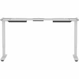 Lorell Sit-to-Stand Two-Tier Base, Silver Two-tier Base, 275 lb Capacity, Height Adjustable, 45.10" Height (LLR25971) Each