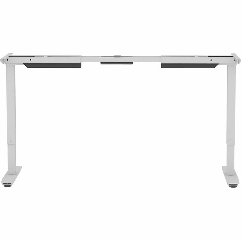 Lorell Sit-to-Stand Two-Tier Base, Silver Two-tier Base, 275 lb Capacity, Height Adjustable, 45.10" Height (LLR25971) Each