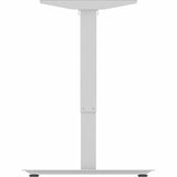 Lorell Sit-to-Stand Two-Tier Base, Silver Two-tier Base, 275 lb Capacity, Height Adjustable, 45.10" Height (LLR25971) Each