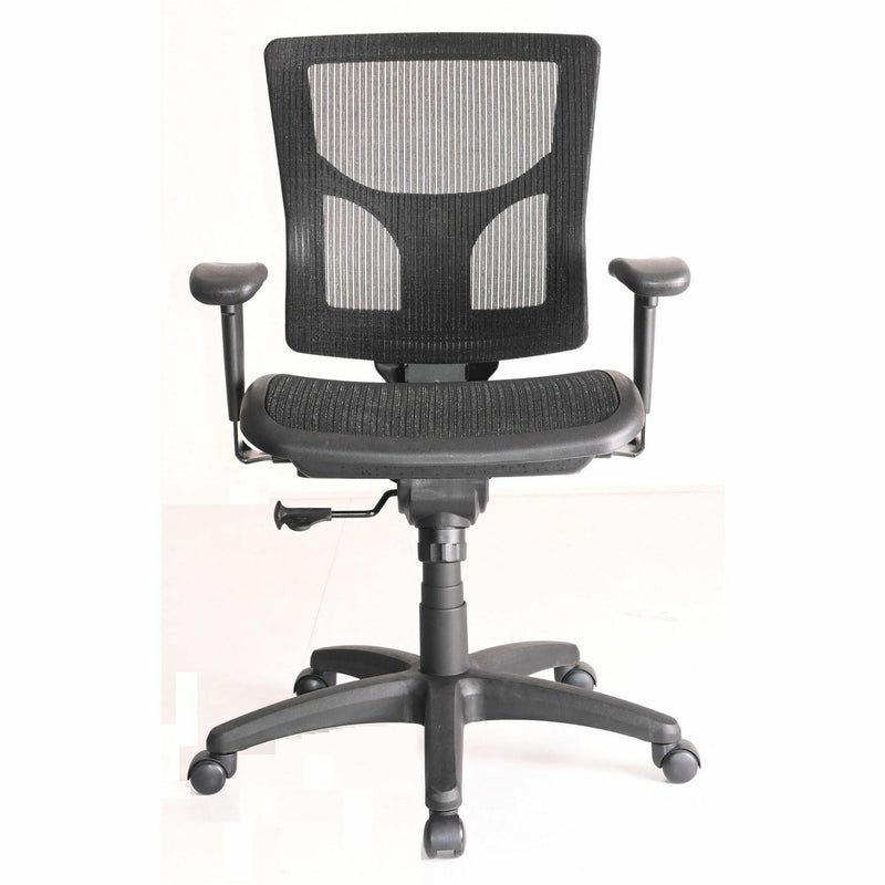 Lorell Conjure Mesh Task Chair w/Armrest, Black (LLR62014) Each