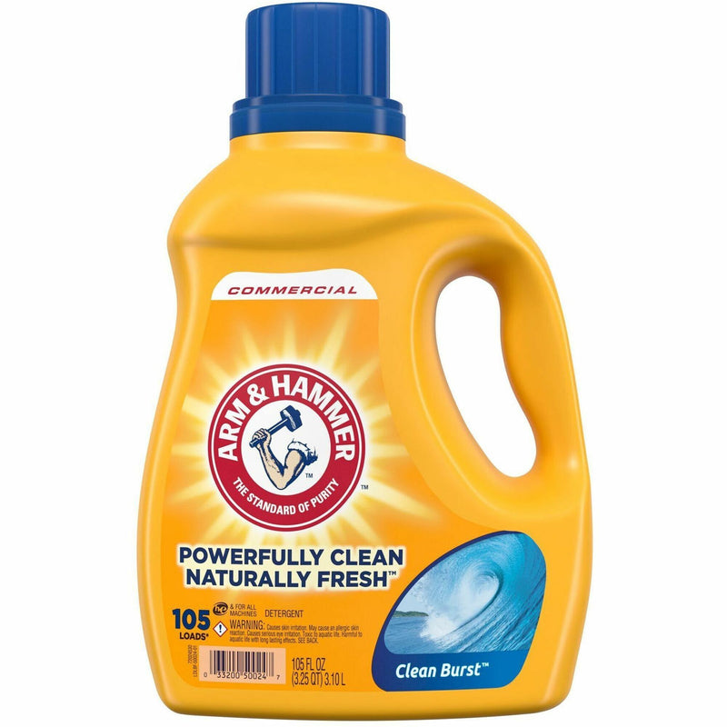 Arm & Hammer Clean Burst Laundry Detergent, 105 fl oz (3.3 quart), Clean Burst Scent (CDC3320050024EA) Each