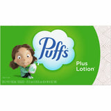 Puffs Basic Facial Tissue, Green, 124/Box (PGC39346BX) 1 Box