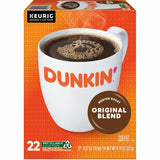 Dunkin' K-Cup Original Blend Coffee, Medium Roast, 22/Box (GMT0315) Box of 22
