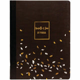 Pukka Pads Rochelle & Jess Composition Books, 9.75" x 7.5", Black, Pink, Lilac Cover, 70 Pages, Printed, 3/Pack (PKP9107ROC) Pack of 3