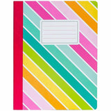 Pukka Pads Composition Books, 9 3/4" x 7 1/2", Assorted Cover, 140 Pages, Printed, Stitched, College Ruled Front Ruling, 3/Pack (PKP9095CD) Pack of 3