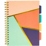 Pukka Pads B5 Floral Love Project Book, 0.31" Ruled, 6 59/64" x 9 27/32", Wire Bound, Heart, Geometric, Navy Floral Cover, 3/Pack (PKP9033CD) Pack of 3