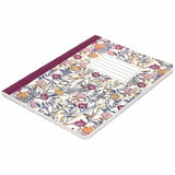 Pukka Pads Bloom Composition Book 3 Pack, 9.70" x 7.5", Assorted Cover, 70 Sheets, 140 Pages, Printed, Stitched (PKP9516BLM) Pack of 3