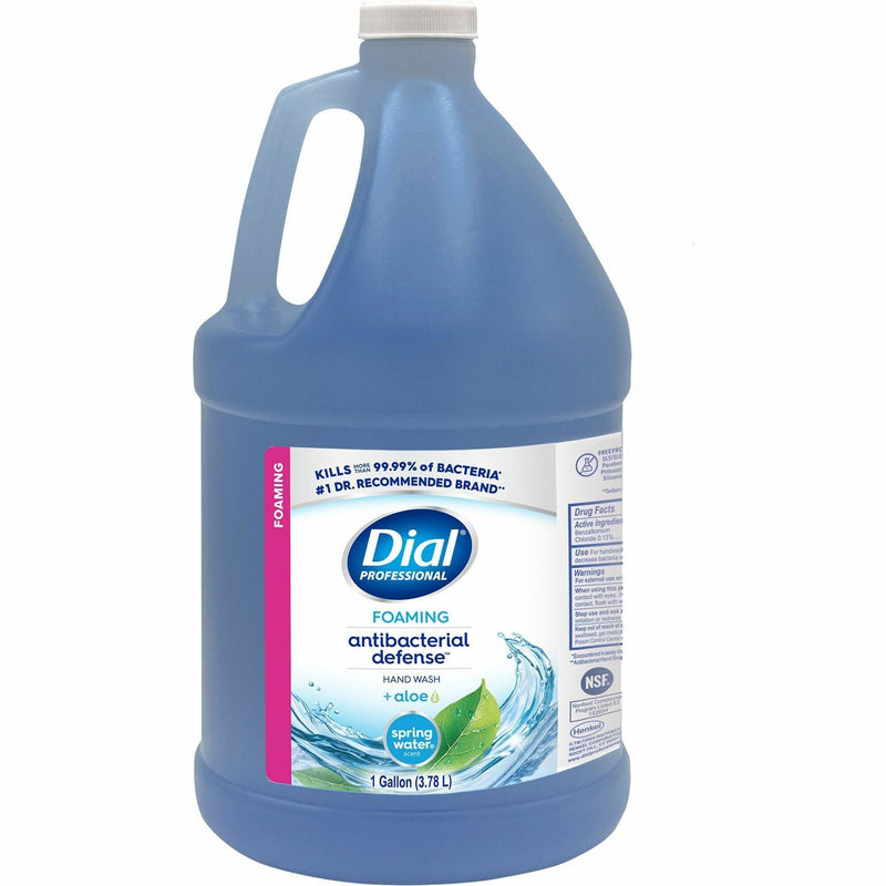 Dial Antibacterial Defense Foaming Handwash, Spring Water, Fresh Scent, 1 gal (DIA35458EA) Each