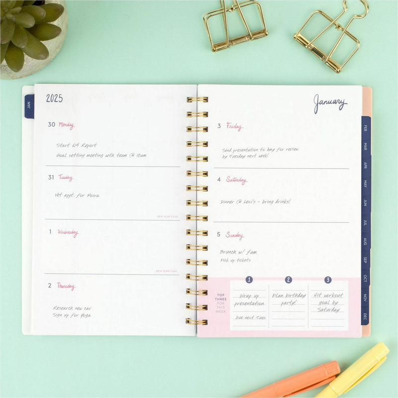 At-A-Glance EttaVee Weekly/Monthly Planner, 12 Month, January - December (AAGEV21200) Each