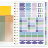 At-A-Glance Badge Floral Weekly/Monthly Planner, 13 Month, January - January, 5 1/2" x 8 1/2" (AAG1722F200) Each