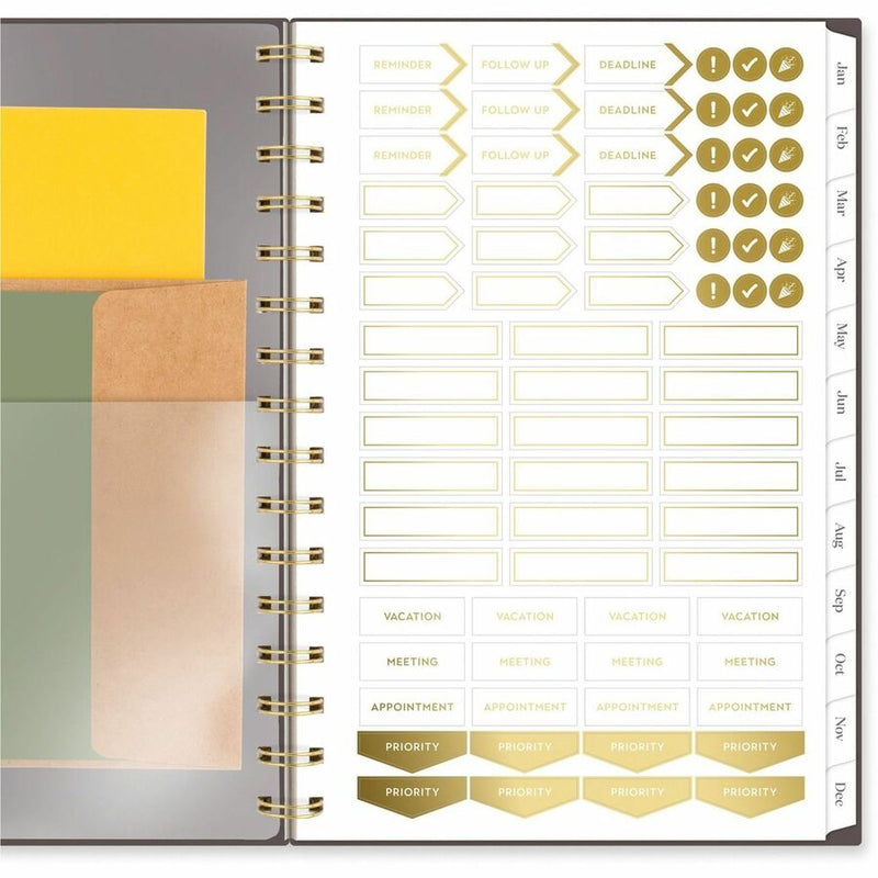 Cambridge WorkStyle Focus Planner, Monthly/Weekly, 12 Month, January - December (AAG160620004) Each