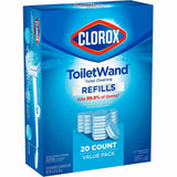 Clorox Toilet Wand Disinfecting Refills, 4/Carton, Blue, White (CLO31049CT) Case of 4