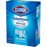 Clorox Toilet Wand Disinfecting Refills, 4/Carton, Blue, White (CLO31049CT) Case of 4