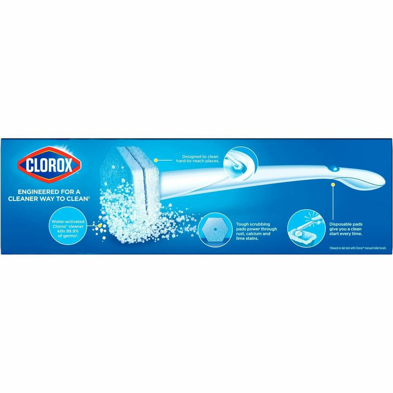 Clorox Toilet Wand Disinfecting Refills, 4/Carton, Blue, White (CLO31049CT) Case of 4