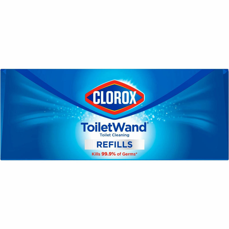 Clorox Toilet Wand Disinfecting Refills, 4/Carton, Blue, White (CLO31049CT) Case of 4