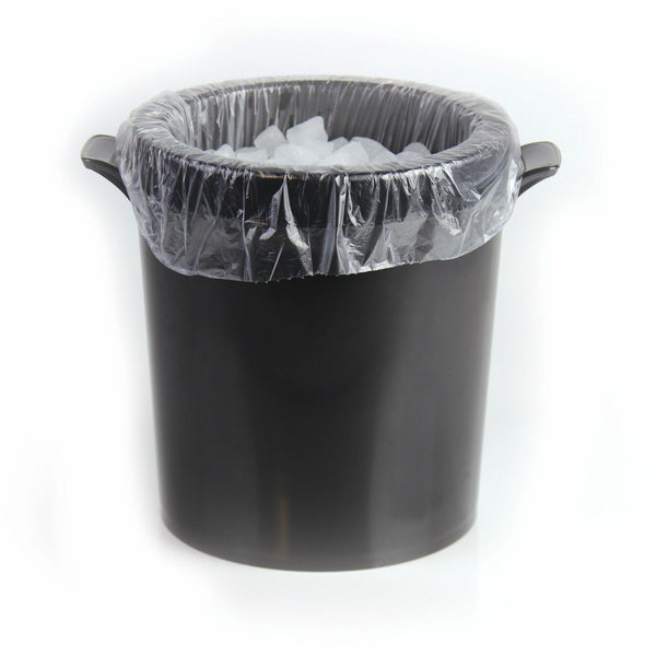 Heritage Ice Bucket Liners, 13" Width x, 13" Depth x 0.20 mil (5 Micron) Thickness, High Density, Natura, 2000/Carton (HERJ1313RNR01) Case of 2000