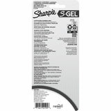 Sharpie S-Gel, White Fashion Barrel, Medium Point (0.7mm), White Plastic Barrel, 4/Pack (SAN2206098) Pack of 4