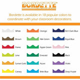 Dixon Bordette Decorative Borders, 600", Orange, Skill Learning: Decoration, Fade Resistant, Recyclable, 1 Roll (DIXP0037106) 1 Roll