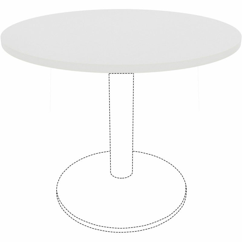 Lorell Hospitality/Conference Tabletop, 0.1" Edge, 1"x36", Band Edge, White Table (LLR99875) Each